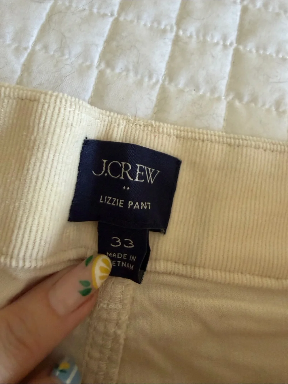 J. Crew High-Rise Wide-Leg Jeans in Cream